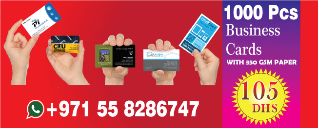 1000. Business Card Printing Only 99. AED In Dubai